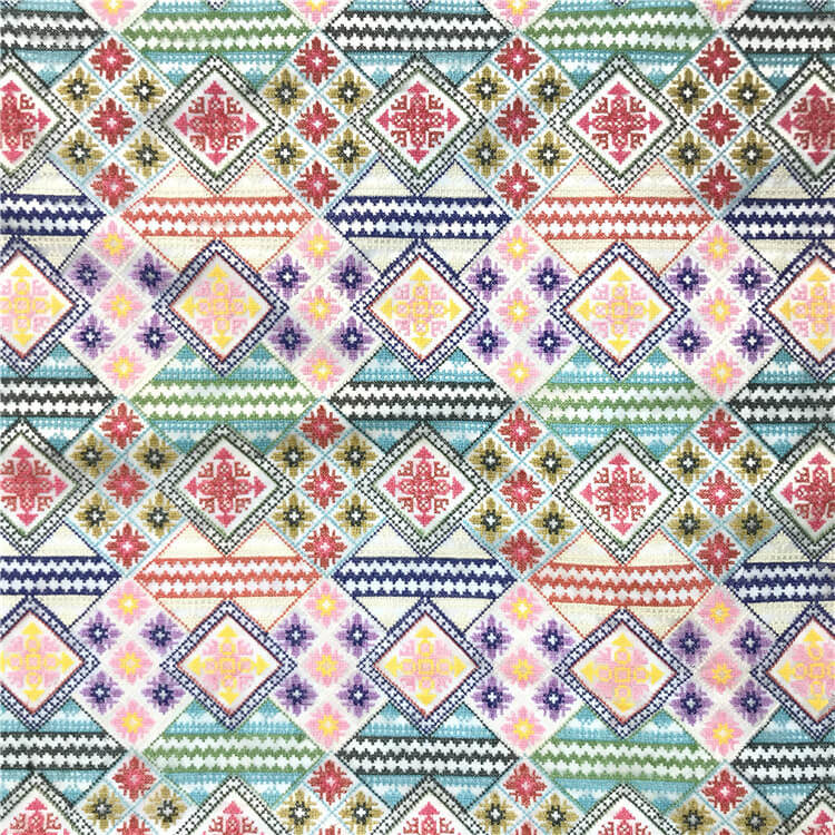 Embroidered Fabric Cross Stitch Women's Polyester for Women's Wear Who 5